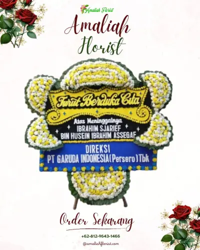 Papan Bunga Duka di Sokawangi