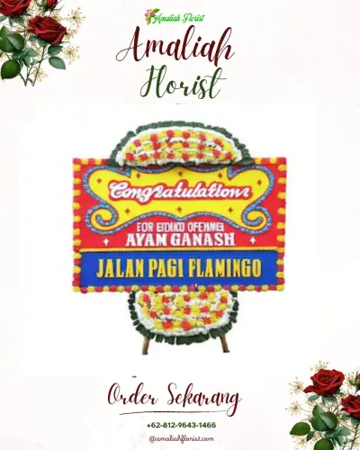 Bunga Papan Congratulation di Sokawangi